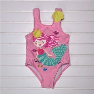 EUC Appliqué Mermaid One Piece Swimsuit